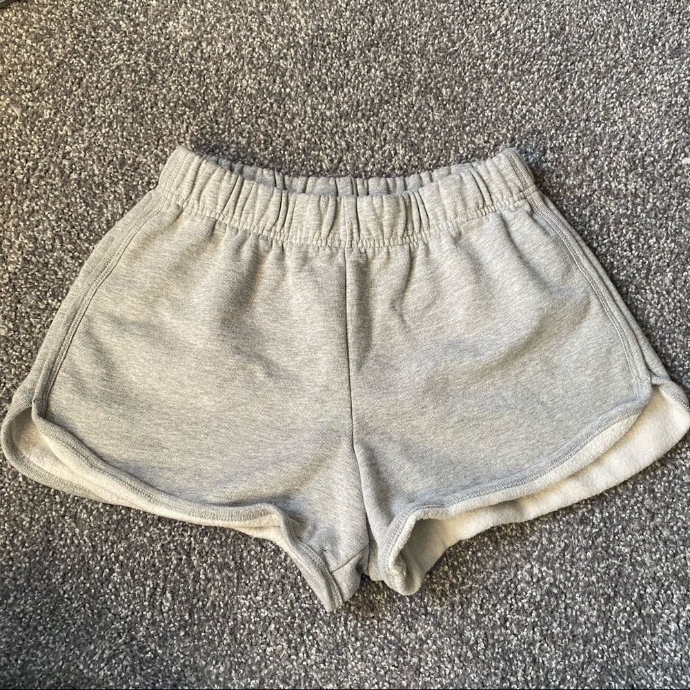 brandy melville gray lisette shorts
